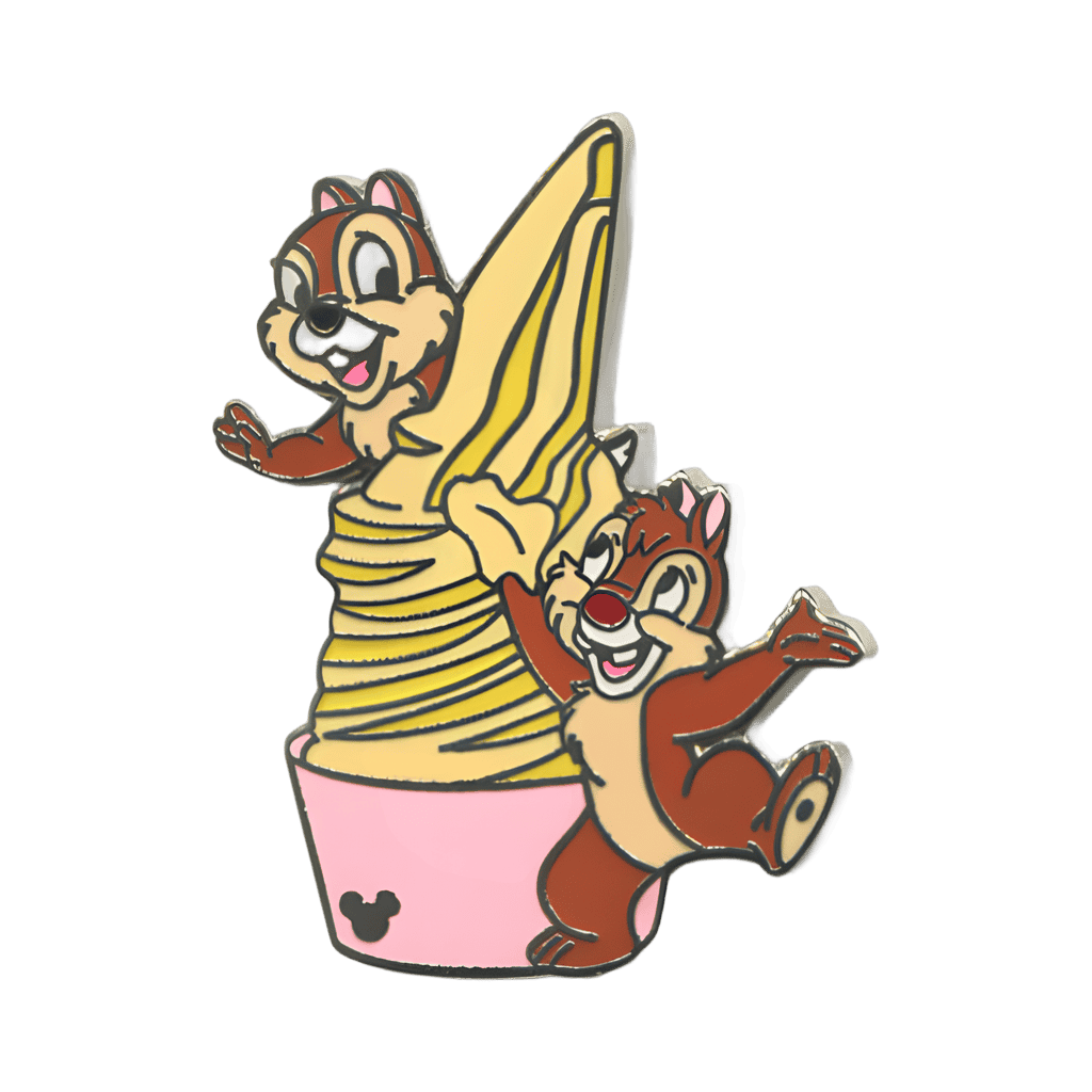 Chip & Dale with Dole Whip Disney pin