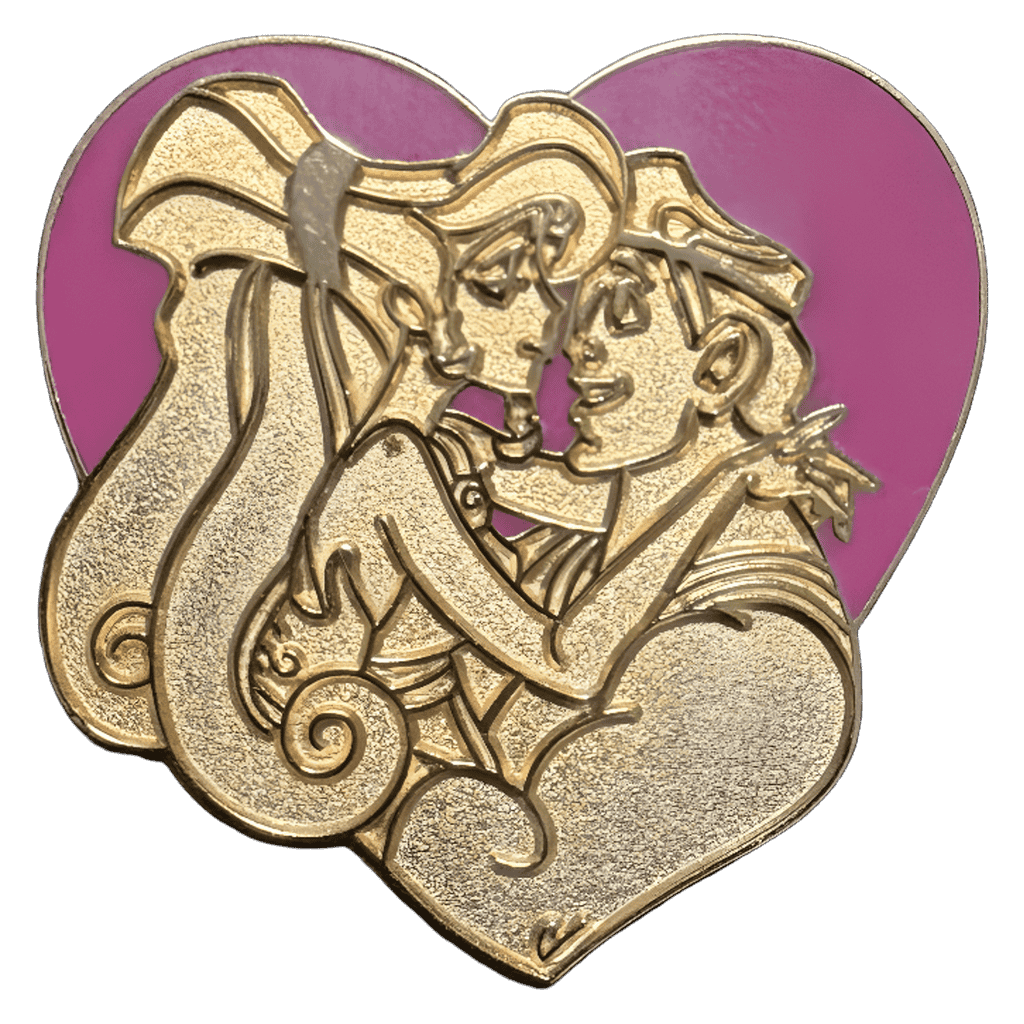 Hercules and Megara Disney pin