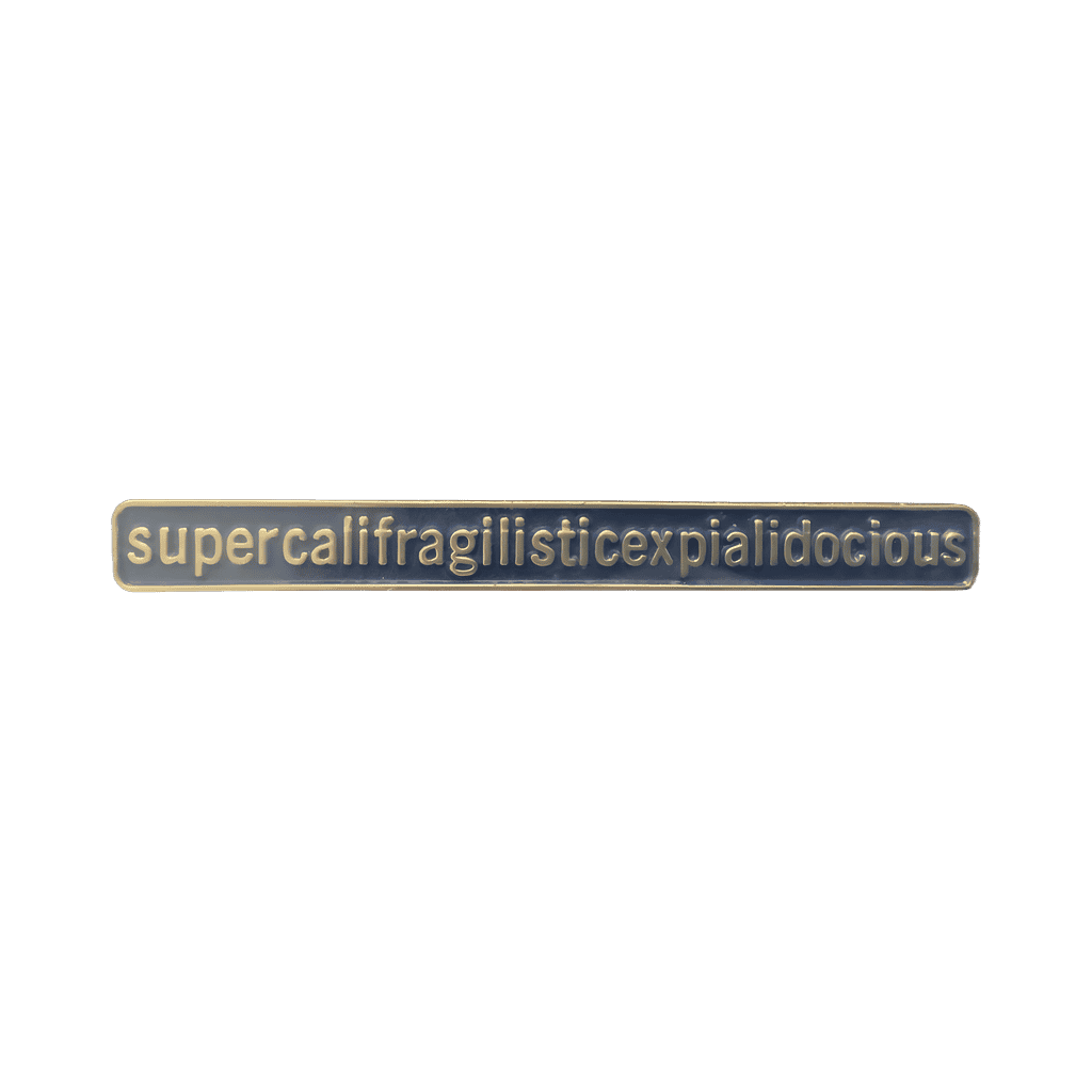 Supercalifragilisticexpialidocious Disney pin