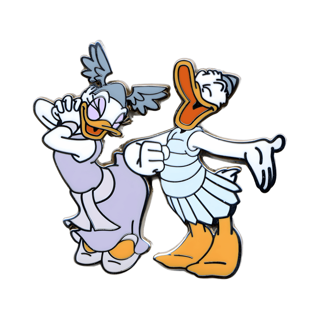 Donald and Daisy as the Opera Singers Disney pin