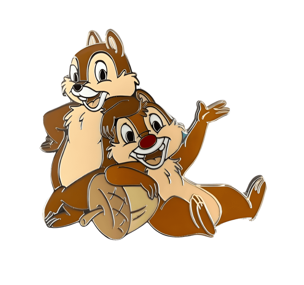 Chip and Dale Disney pin