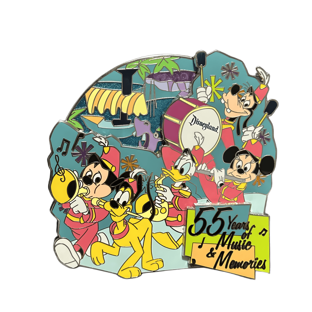 55 Years of Music and Memories Spinner Disney pin
