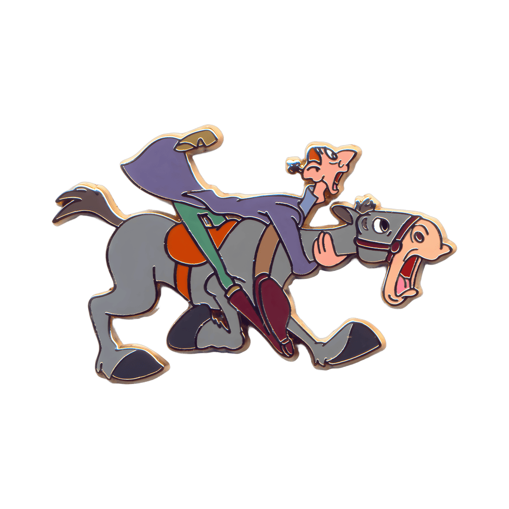 Ichabod Crane atop his Horse, Old Gunpowder Disney pin