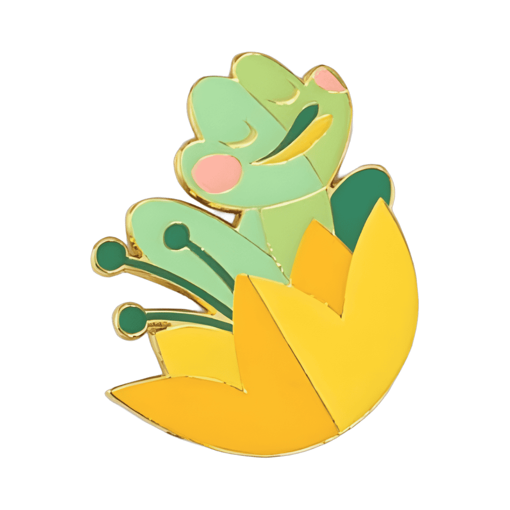 Princess and the Frog - Frog in a Water Lily Disney pin