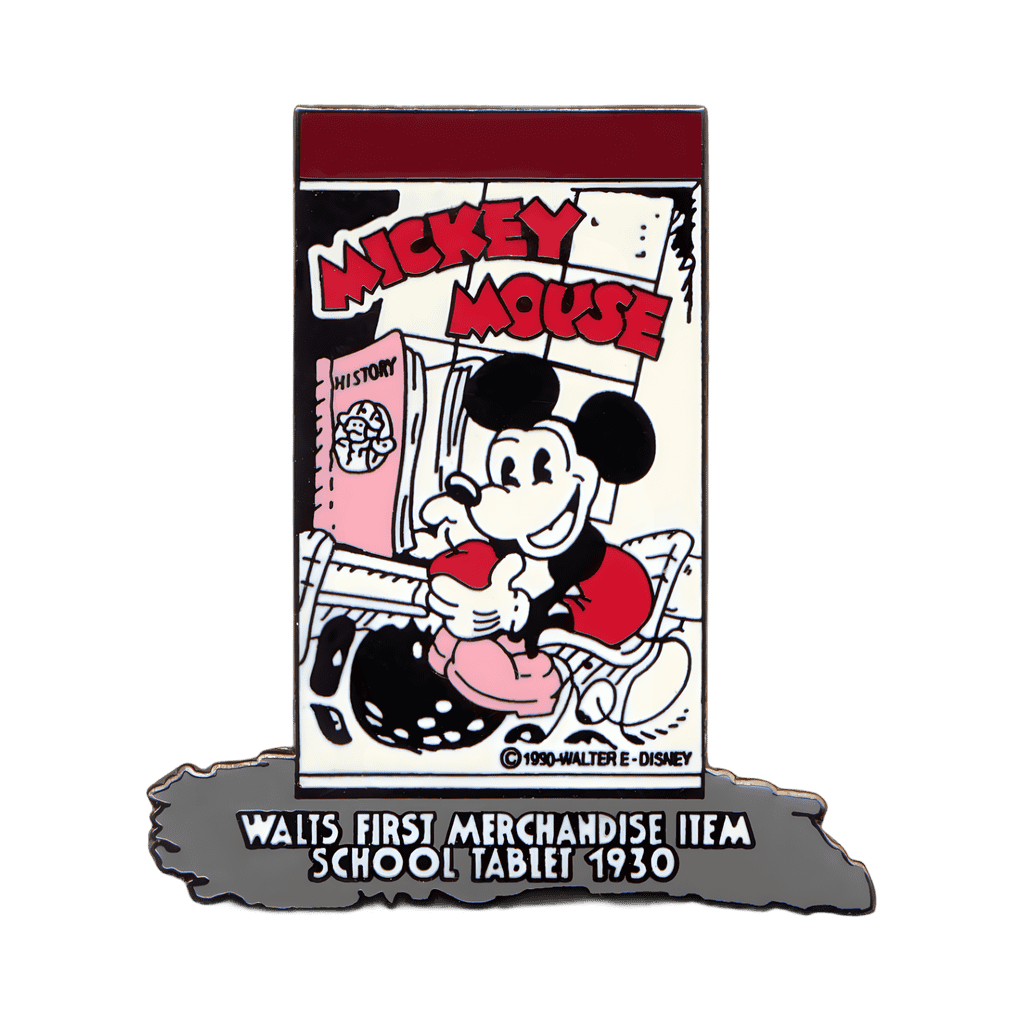 #5 Walt's First Merchandise - School Tablet 1930 Disney pin