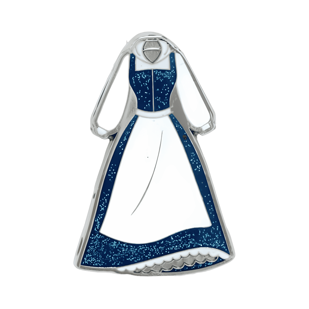 Town Dress Belle Disney pin