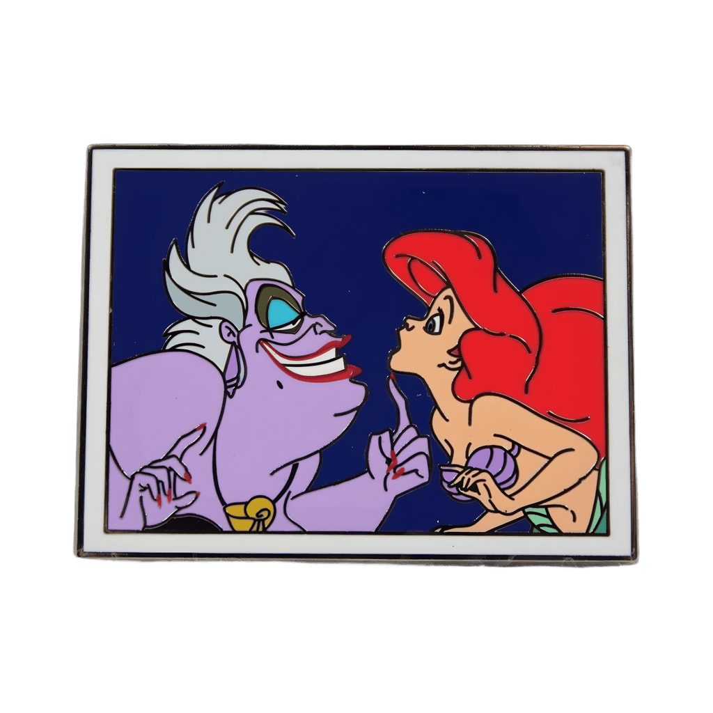 Ariel and Ursula Disney pin