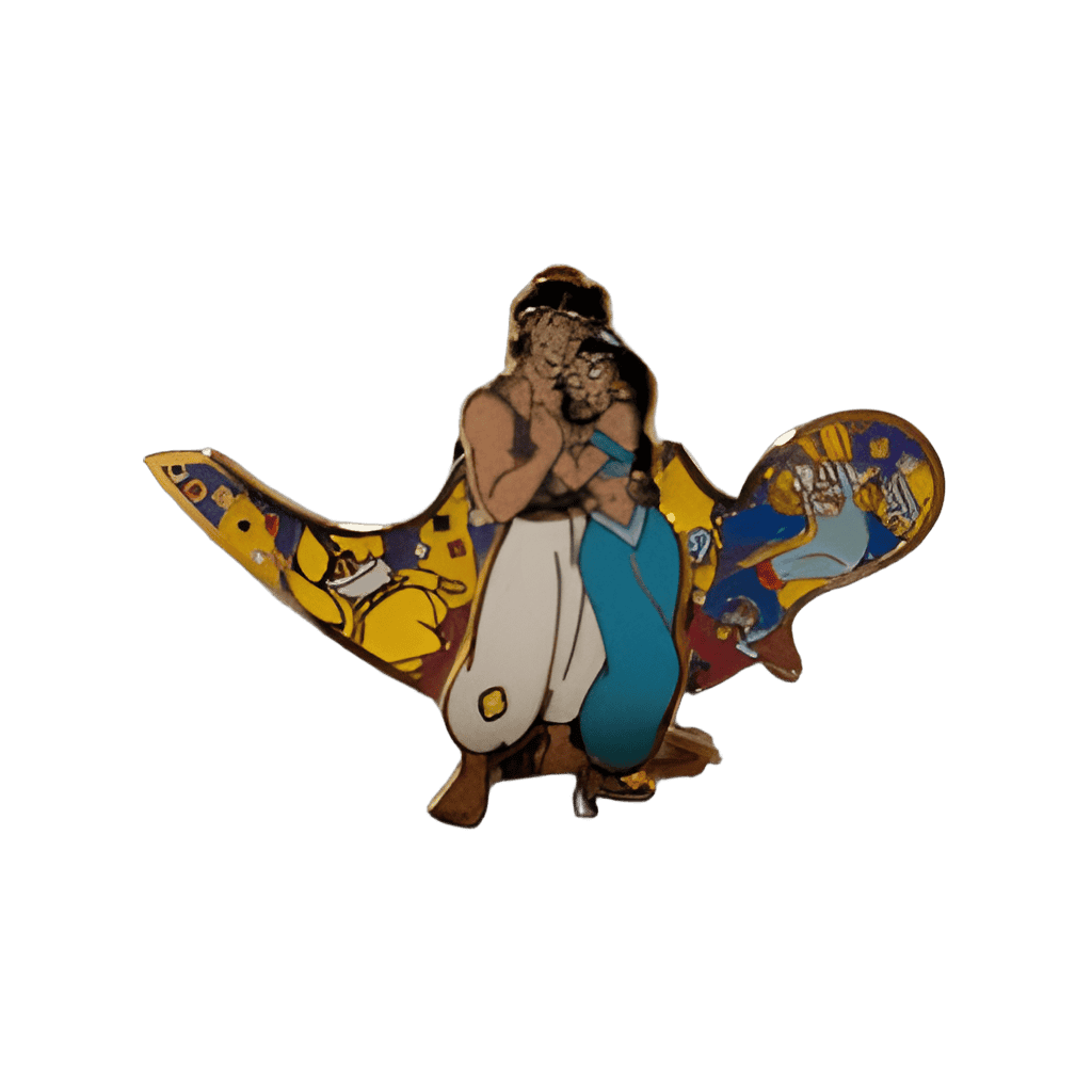 Jasmine and Aladdin Disney pin