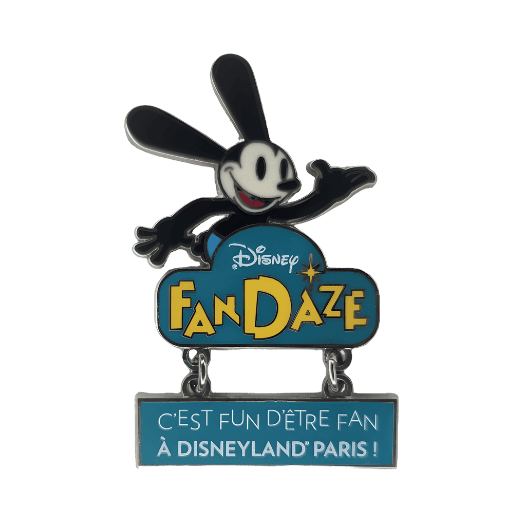 Oswald Logo Dangle Disney pin