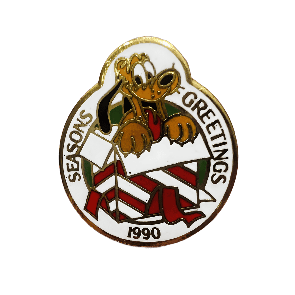Pluto - Season’s Greetings 1990 Disney pin