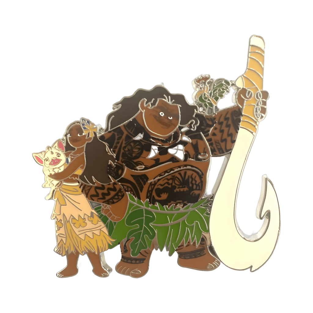 Vaiana / Moana, Maui, Pua and Hei Hei Disney pin