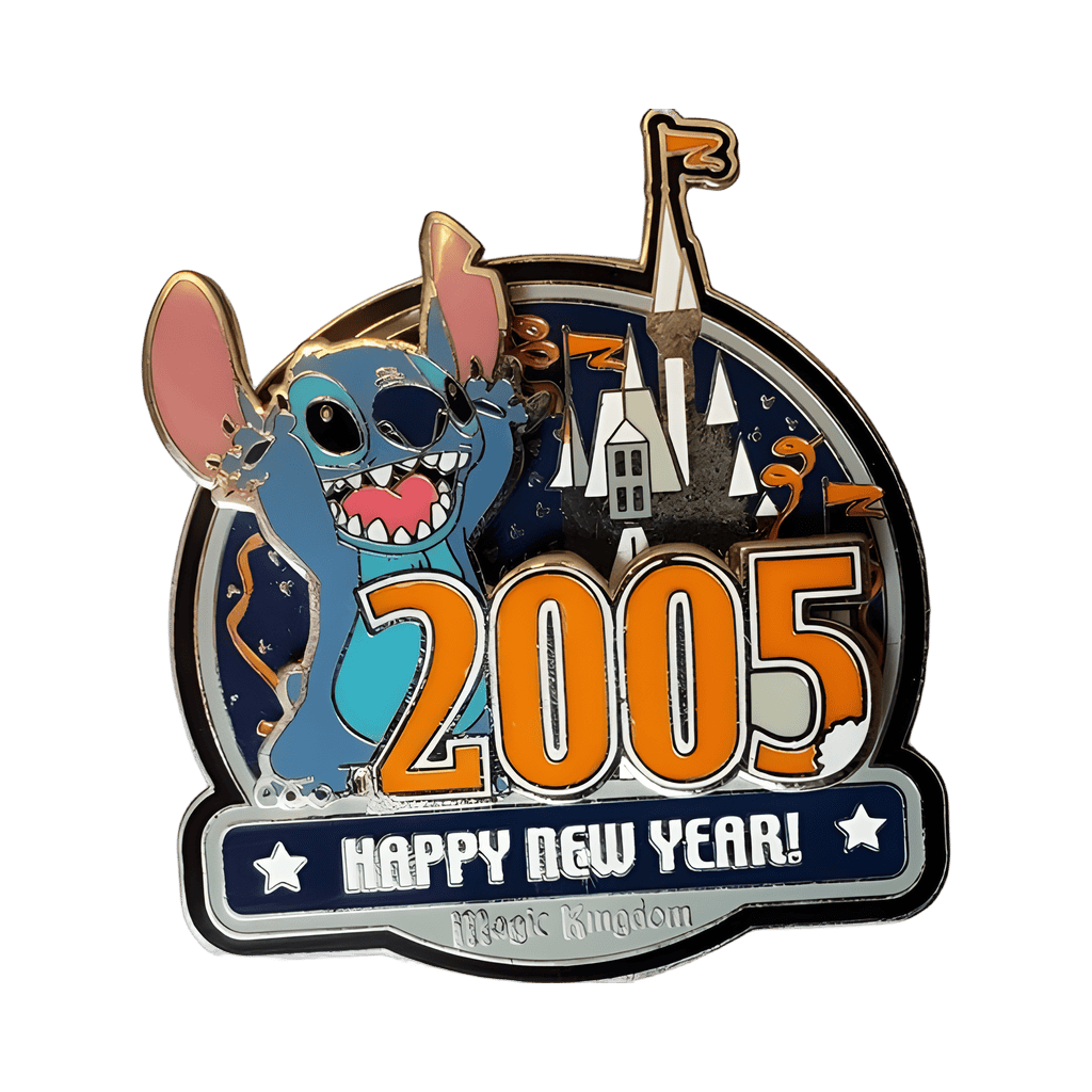 Happy New Year 2005 - Magic Kingdom - Stitch Disney pin