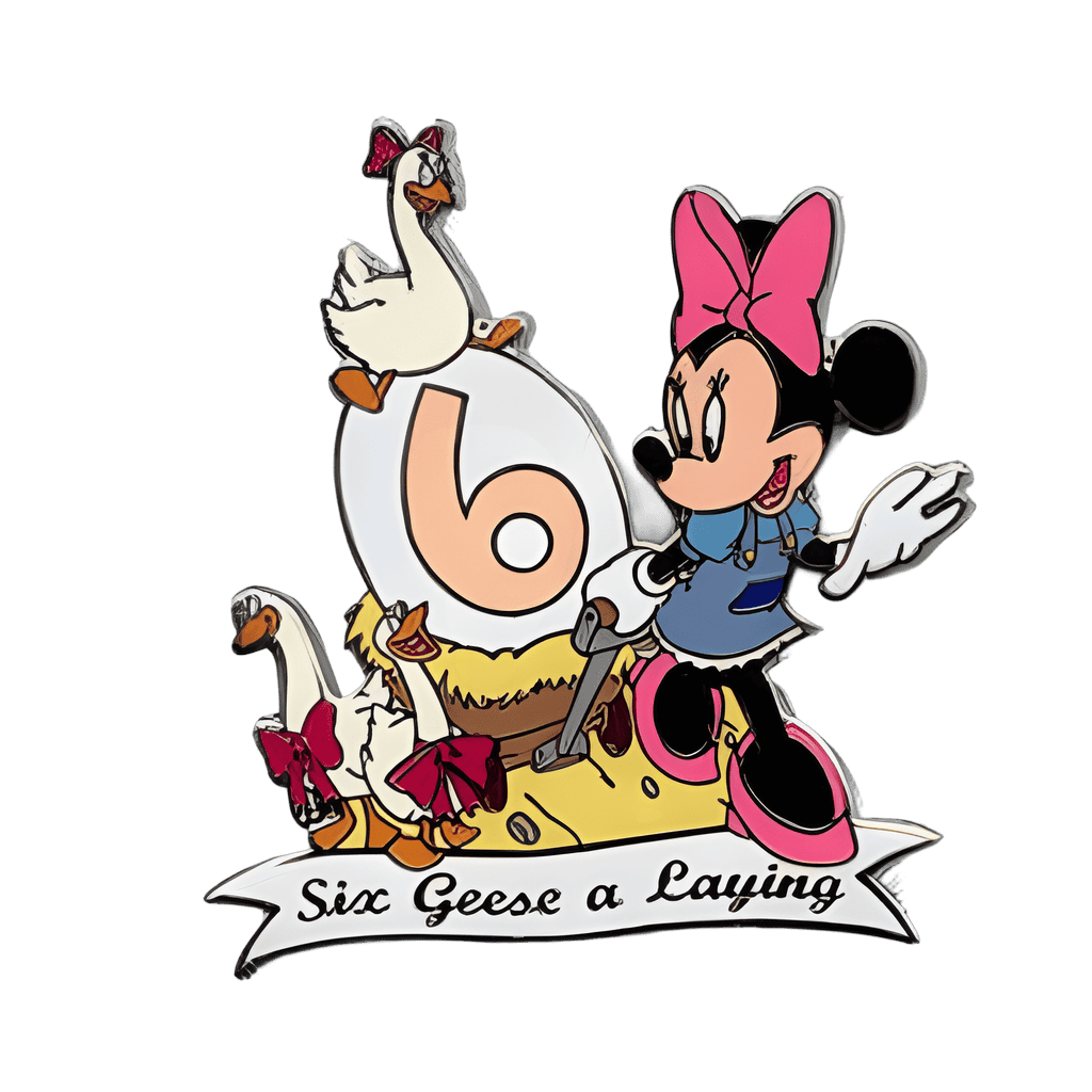 Six Geese A Laying Disney pin