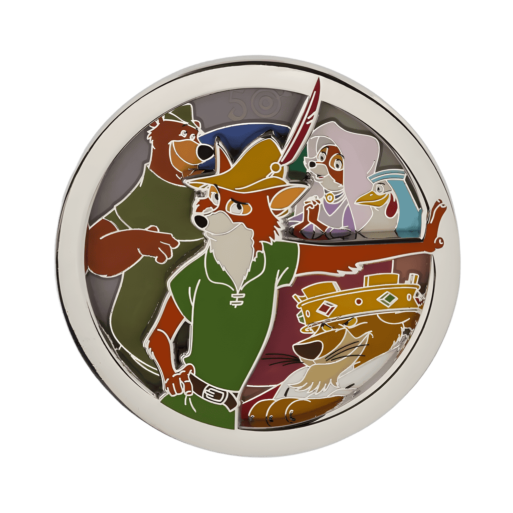 Robin Hood Circular Group Disney pin