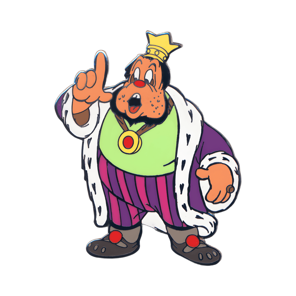 King from The Brave Little Tailor Disney pin