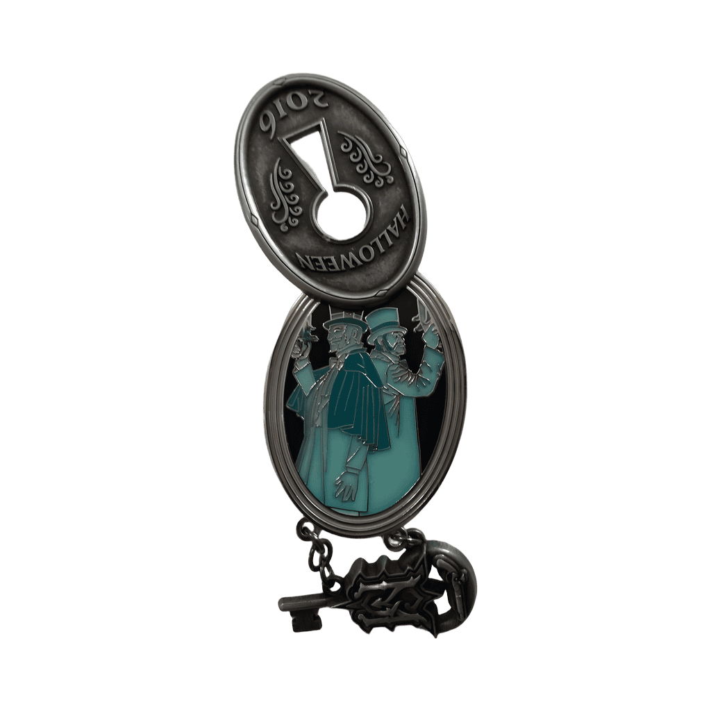 Haunted Mansion Lock & Key: Dueling ghosts Disney pin