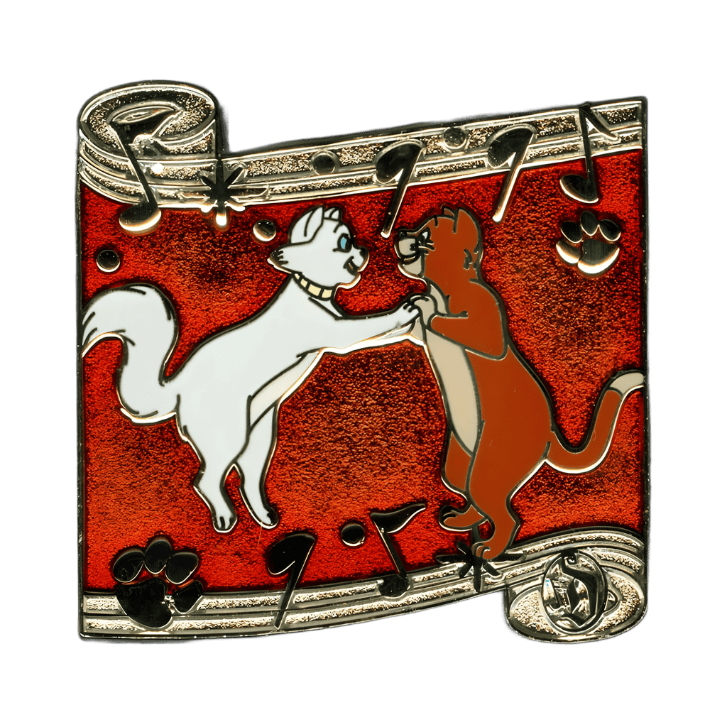 Dancing Scroll Mystery Collection - Thomas and Duchess Disney pin