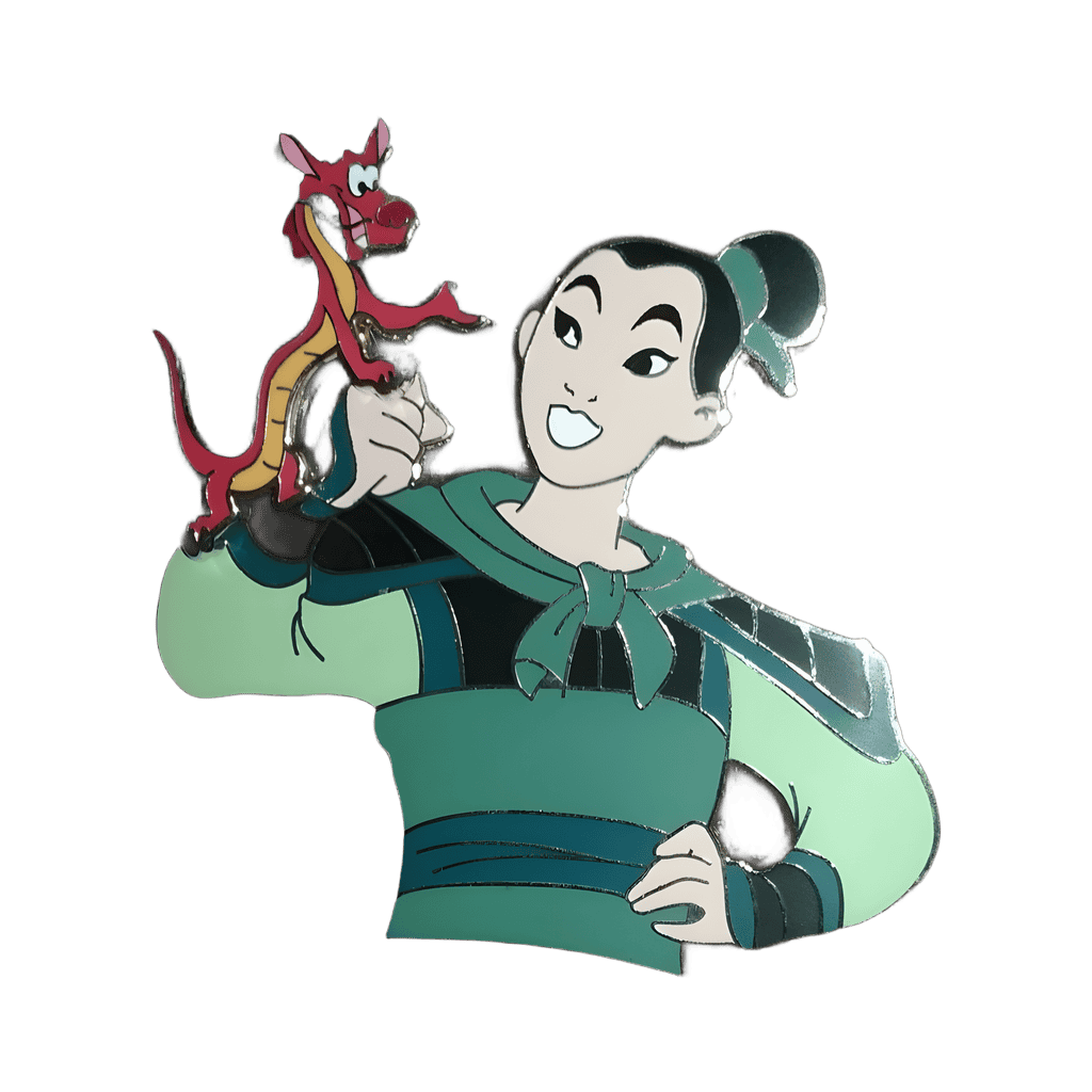 Mulan and Mushu Disney pin
