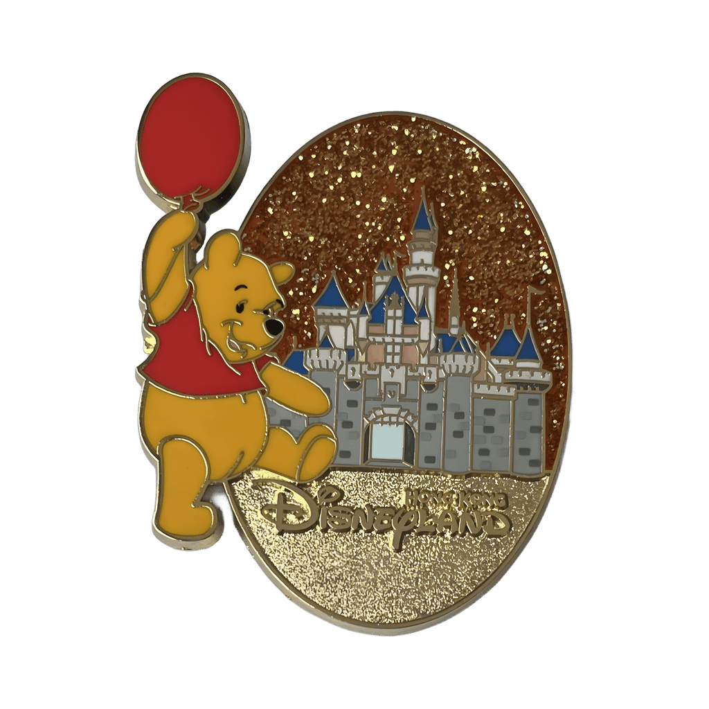 Winnie the Pooh Holding a Red Balloon Disney pin