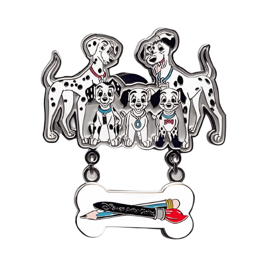 102 Dalmatians Family (Dottie, Dipstick, Domino, Jewel, and Little Dipper) Disney pin