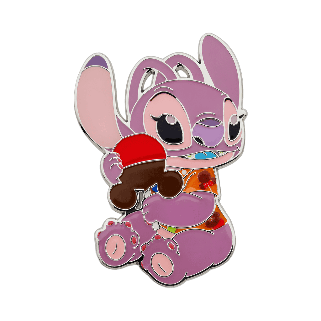 Stitch And Angel With Candy Apple Set - September - Angel With Candy Apple Disney pin