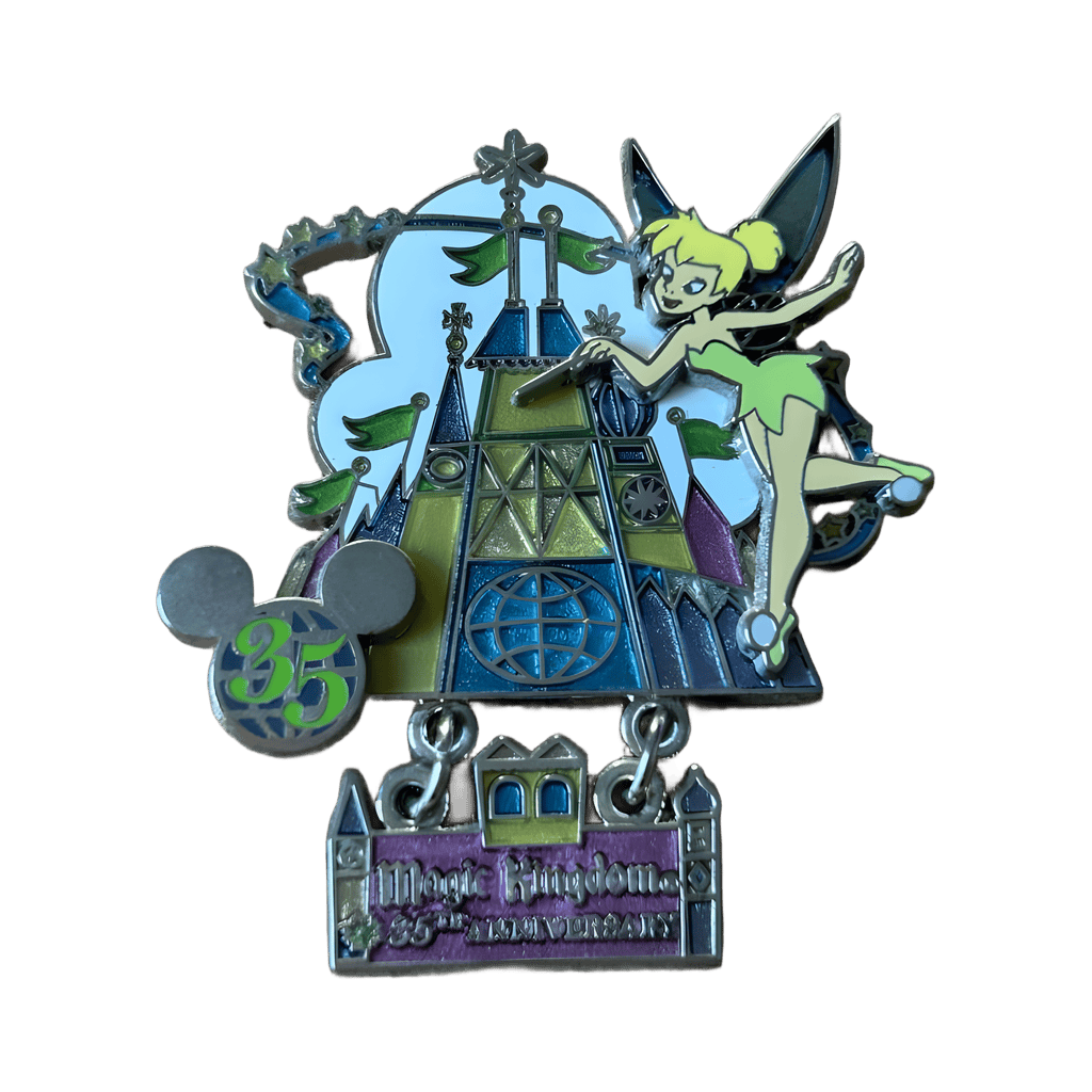 Tinker Bell with Castle Disney pin