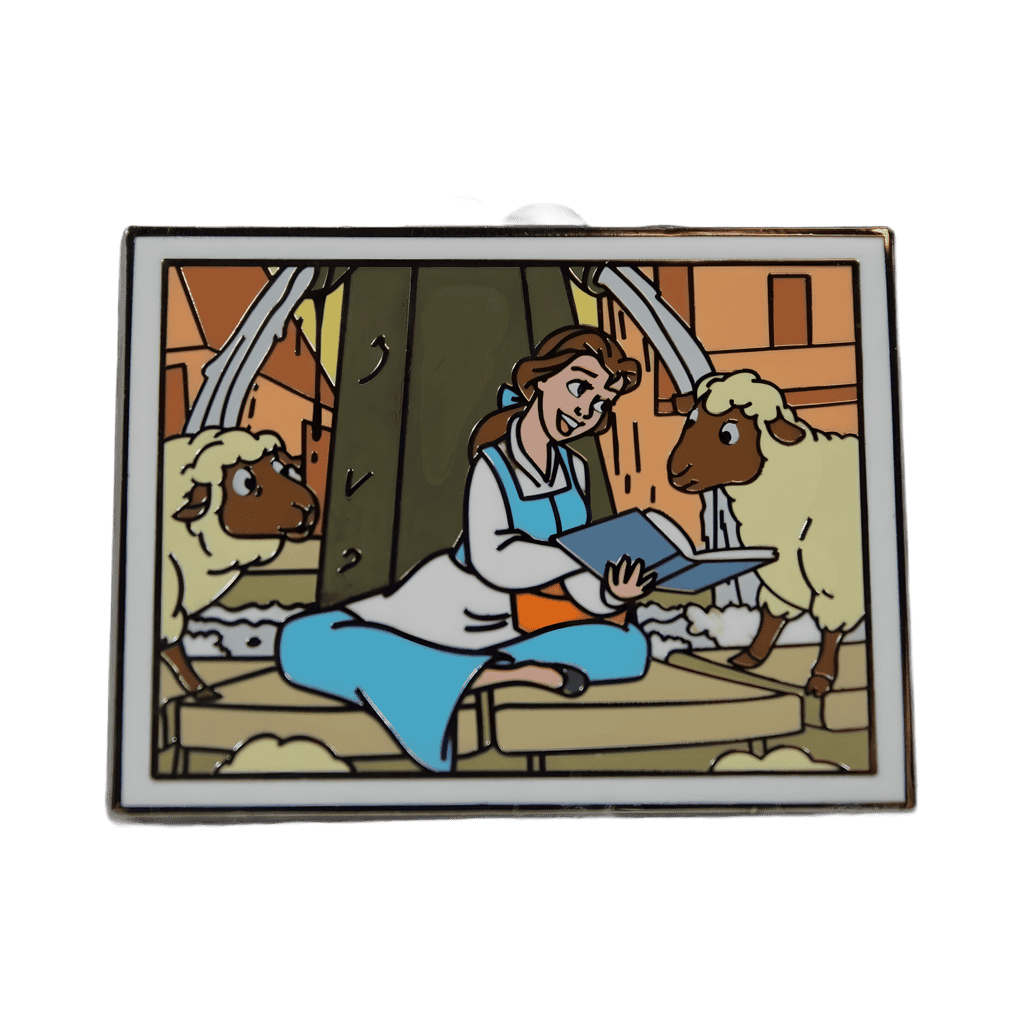 Belle with Sheep Disney pin