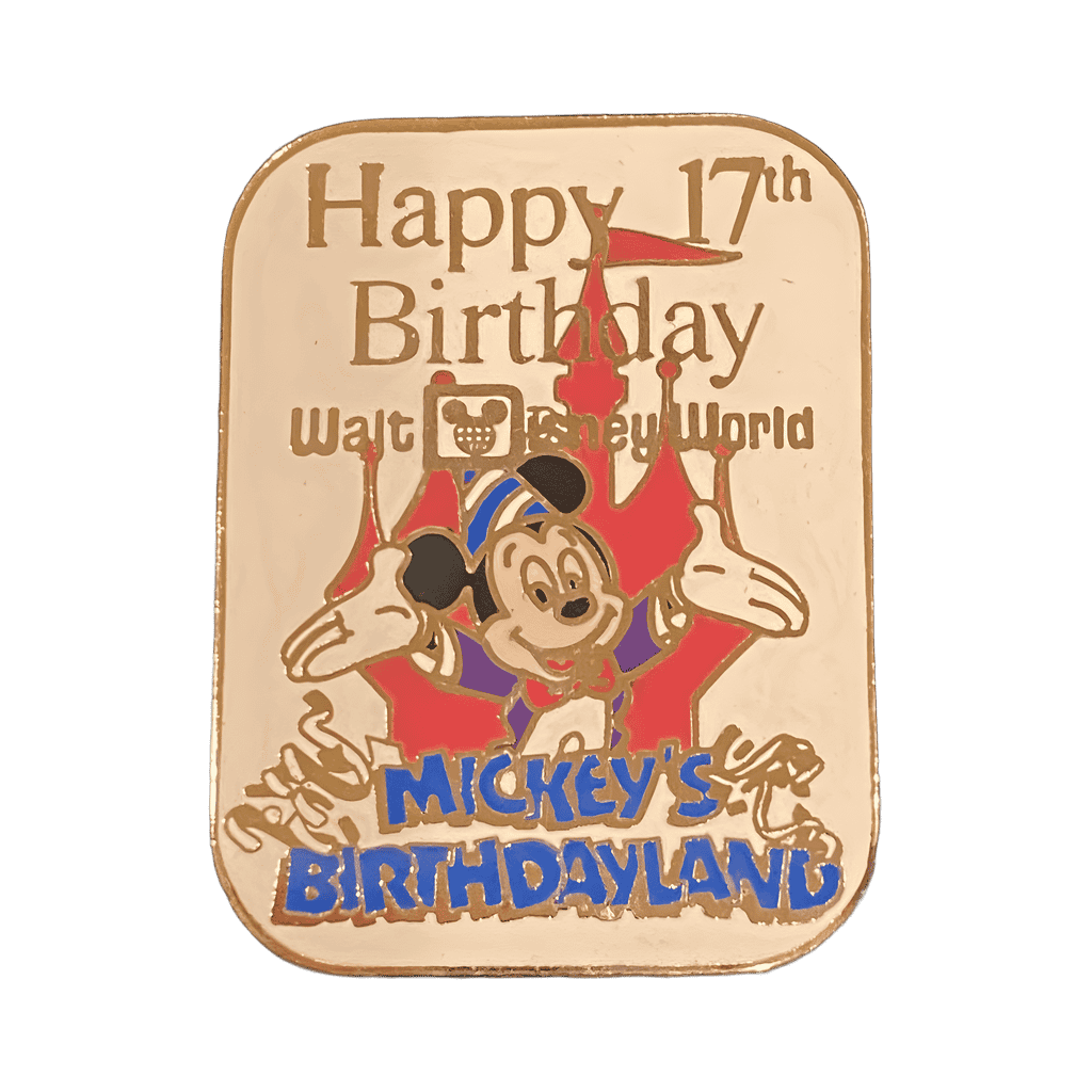 Mickey's Birthdayland (Happy 17th Birthday) Disney pin