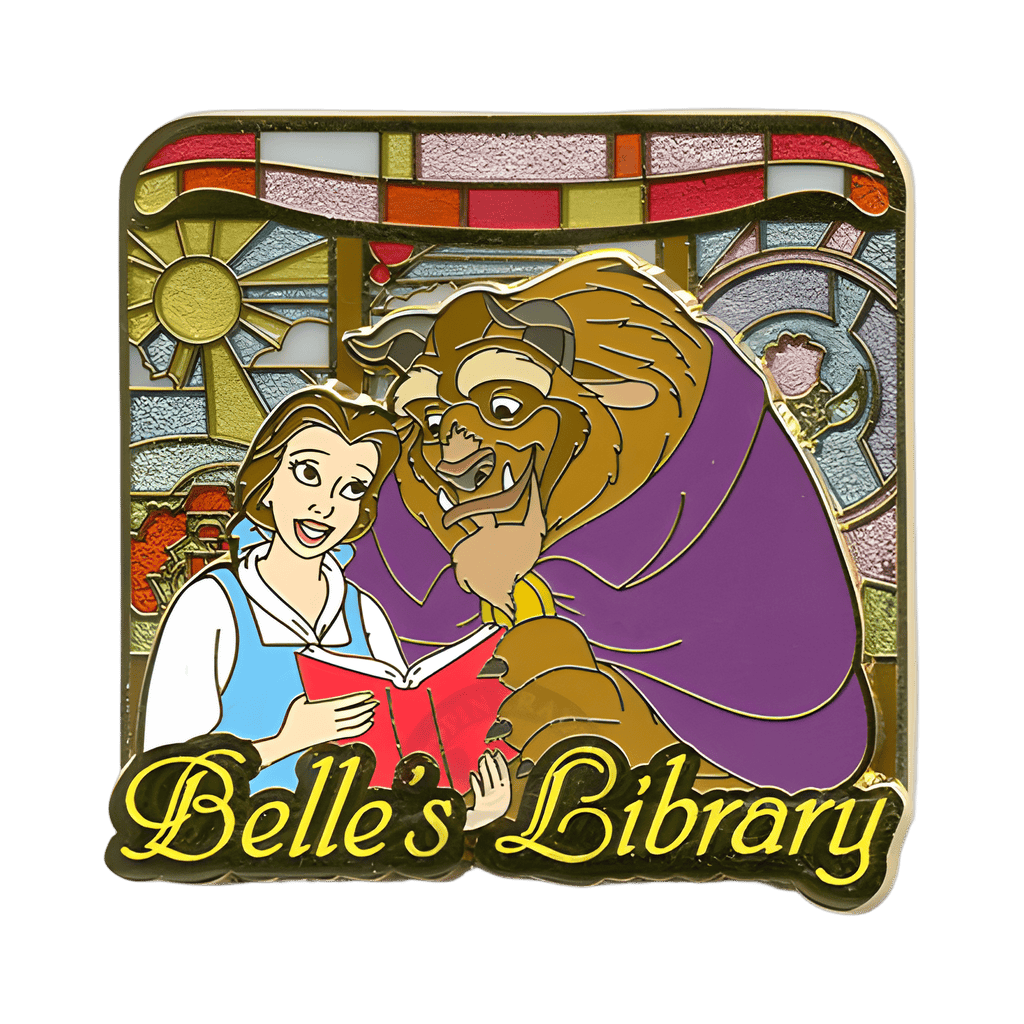 Belle's Library with Belle and the Beast Disney pin