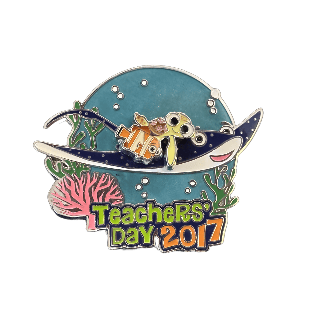 Finding Nemo's Mr. Ray with Squirt Disney pin