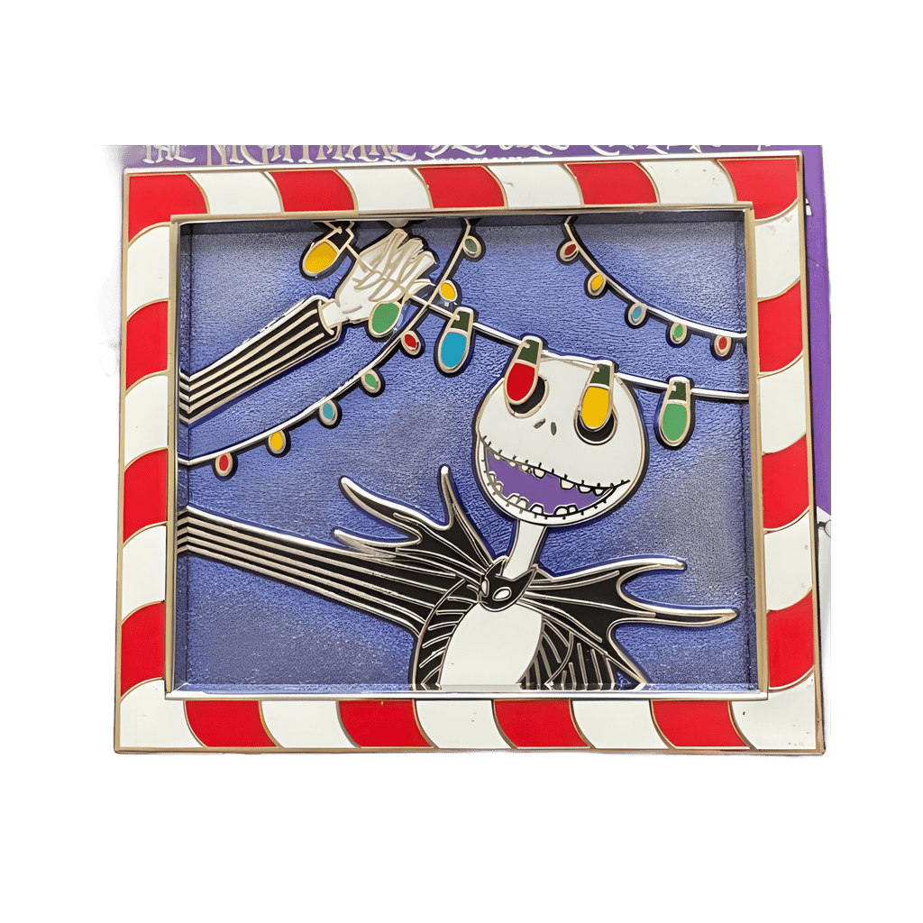 Jack Skellington with Christmas Lights Disney pin