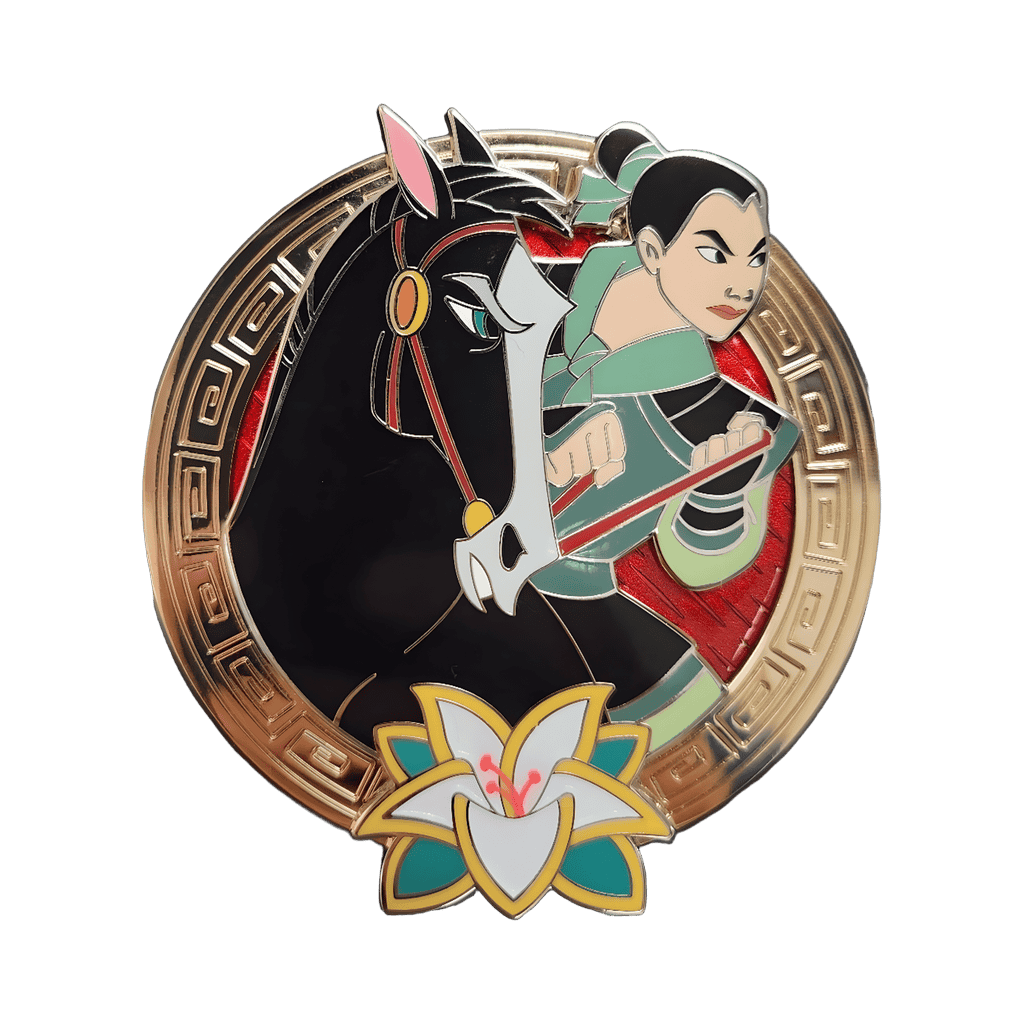 Mulan & Khan Disney pin