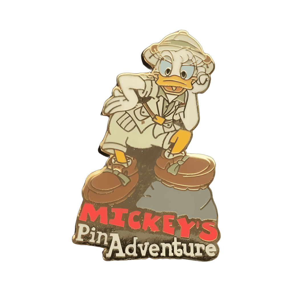 Mickey's Pin Adventure Map — Safari Daisy Duck Disney pin