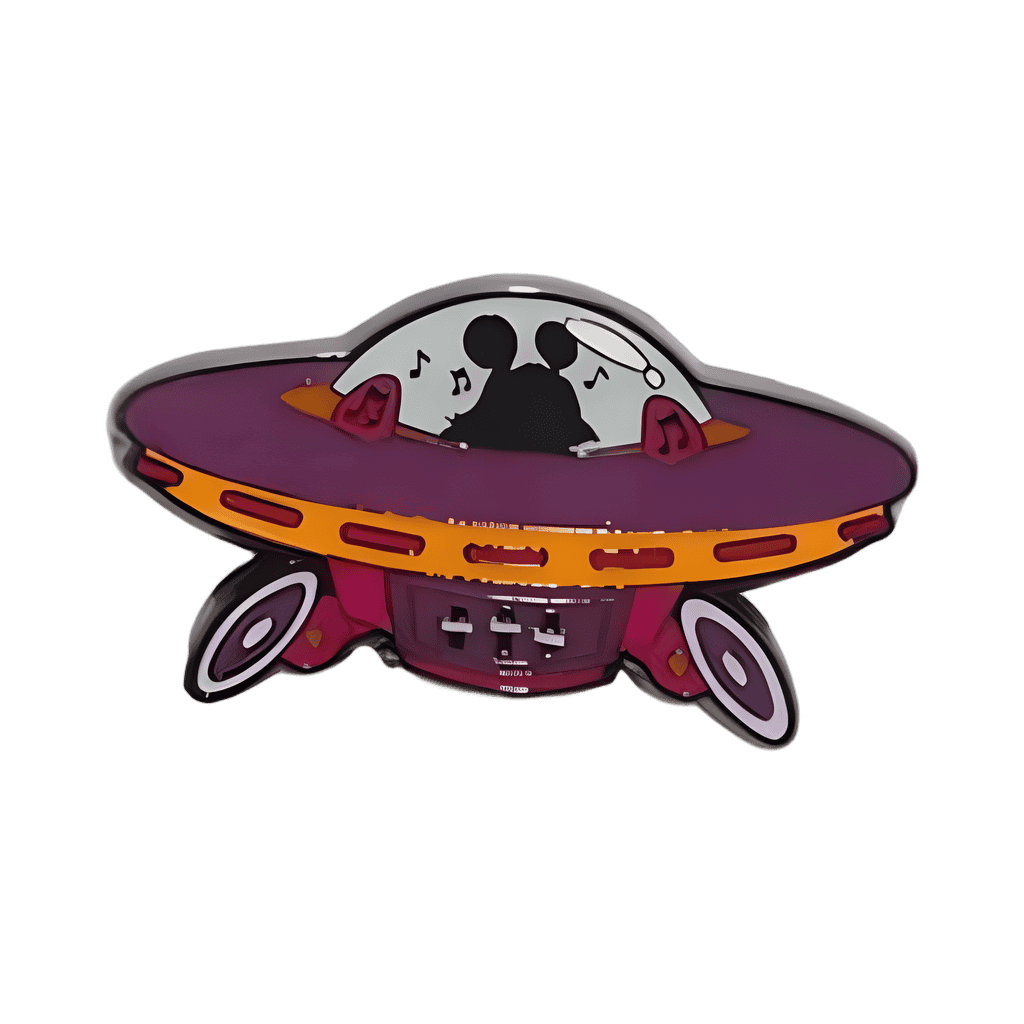 Sample's Spaceship Disney pin
