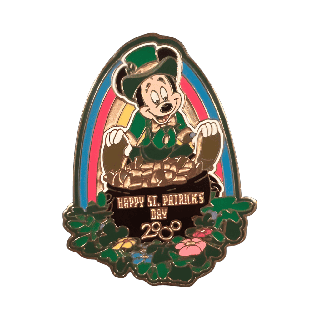 2000 - Leprechaun Mickey Mouse Disney pin