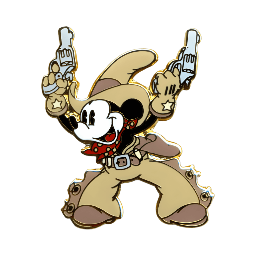 Two Gun Mickey Disney pin
