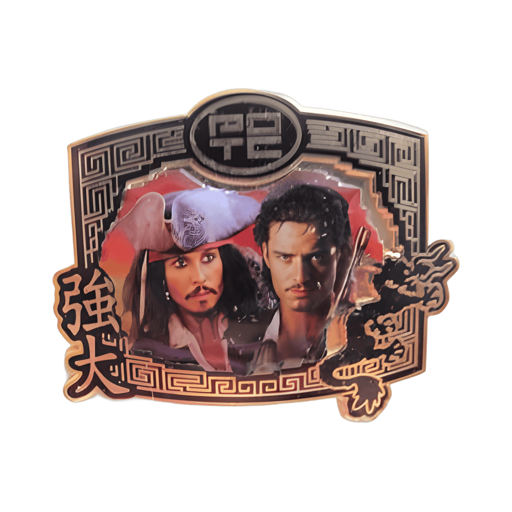 Jack Sparrow and Will Turner Disney pin