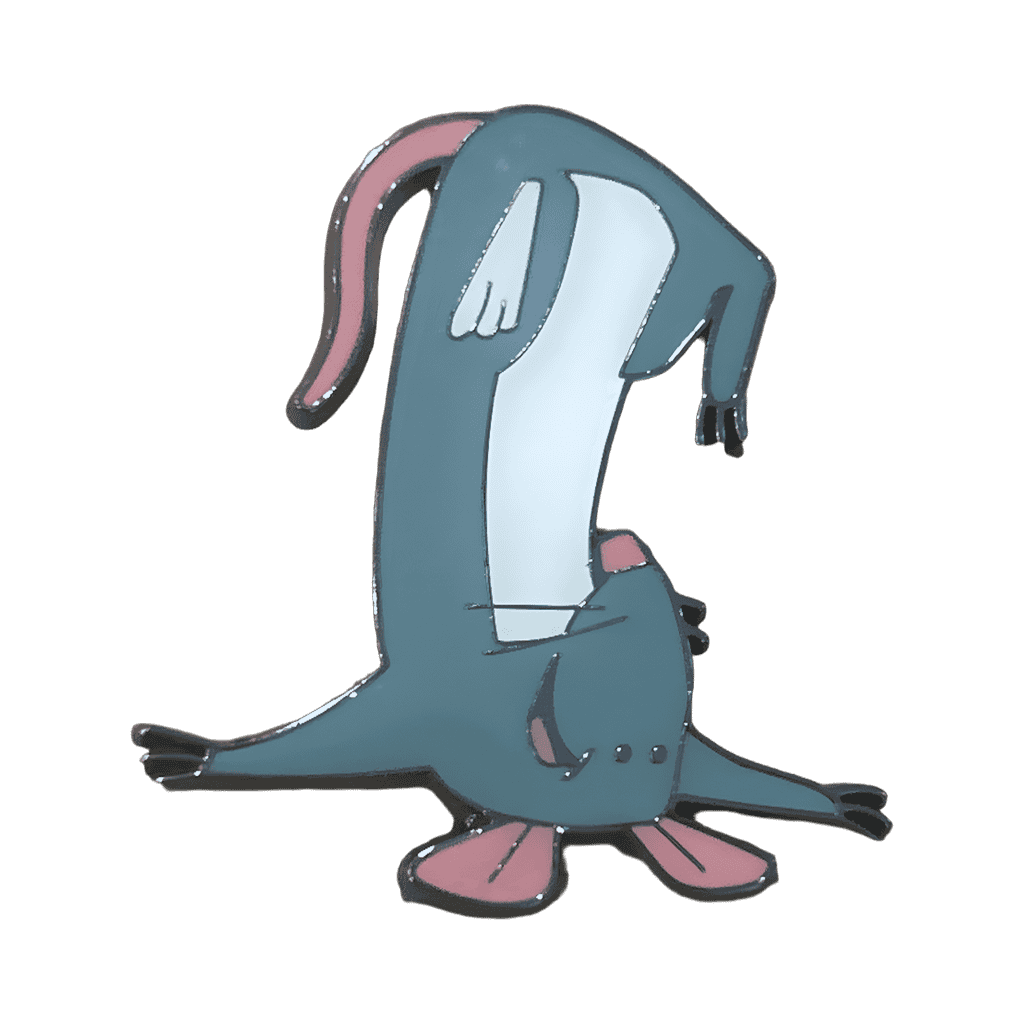 Remy Standing on His Head Disney pin