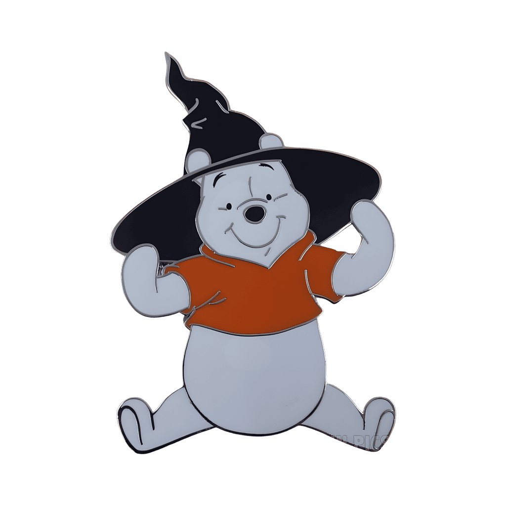 Winnie the Pooh with Witch Hat Disney pin