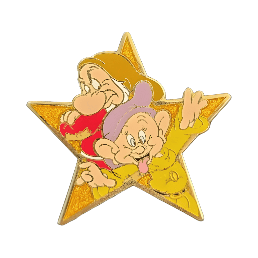 Grumpy and Dopey Disney pin
