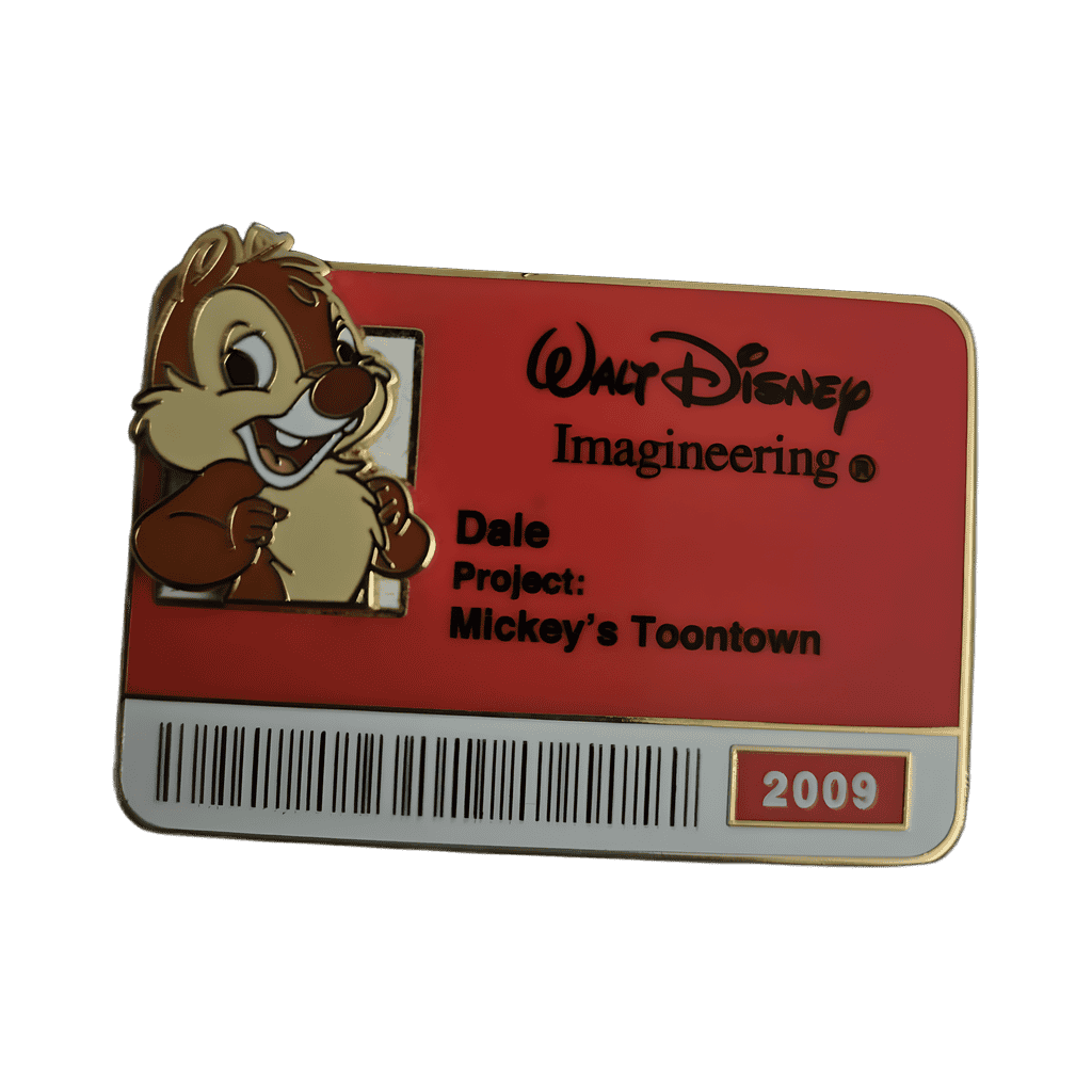 Dale ID Badge Disney pin