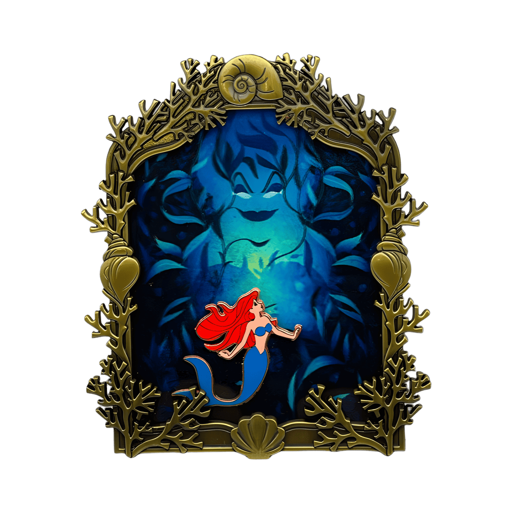Ariel and Ursula (Antique Gold) Disney pin