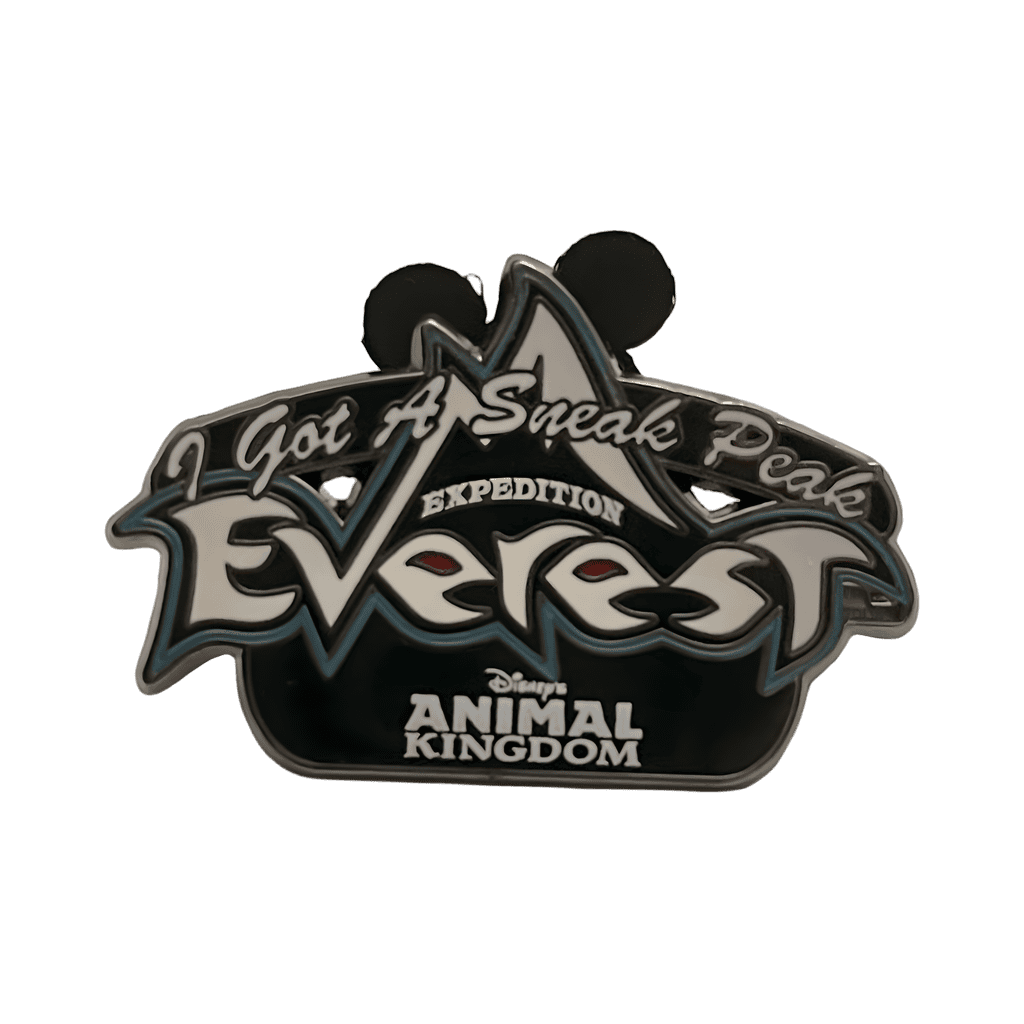 Expedition Everest Sneak Peak Disney pin