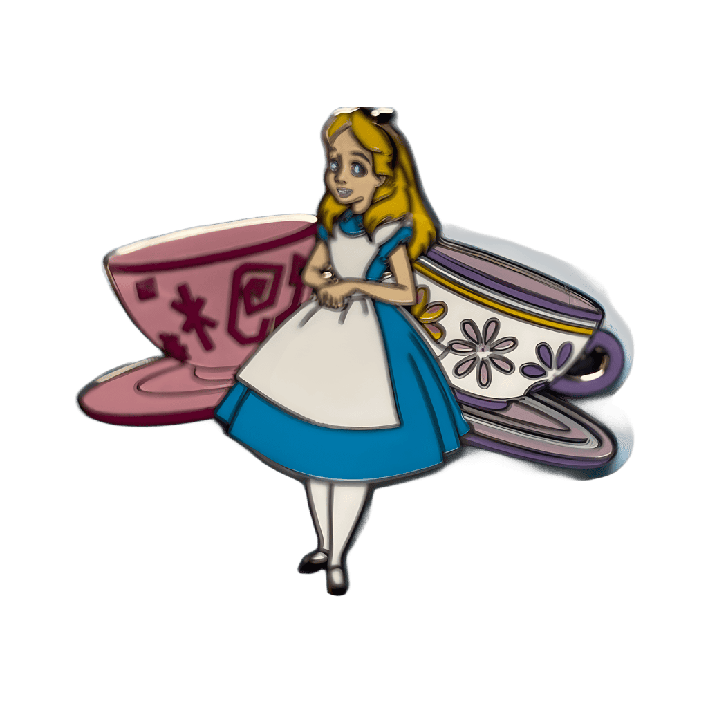 Alice with Mad Tea Party Teacups Disney pin