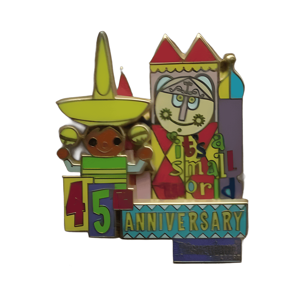 45th Anniversary - Hispanic Boy and Clock Face Disney pin