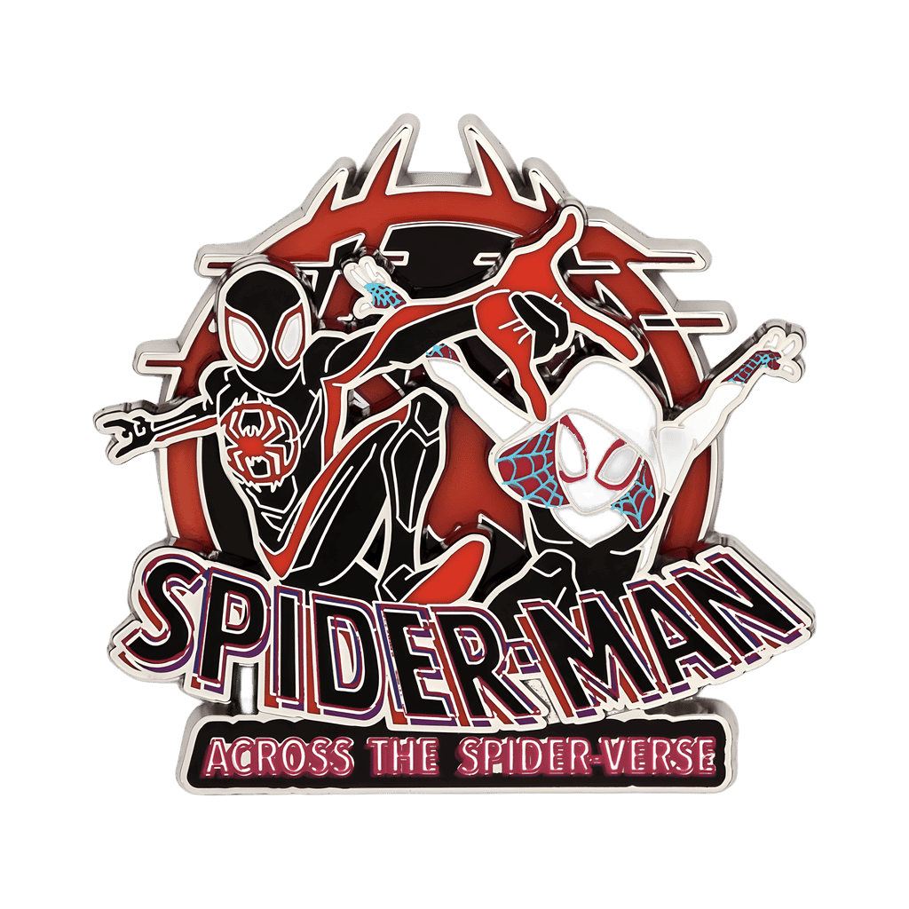 Across the Spider-Verse Logo - Miles and Gwen Disney pin
