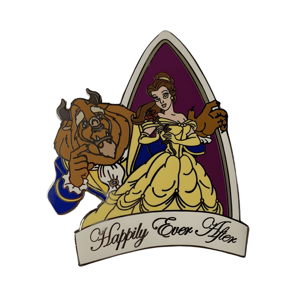 Belle & Beast Disney pin