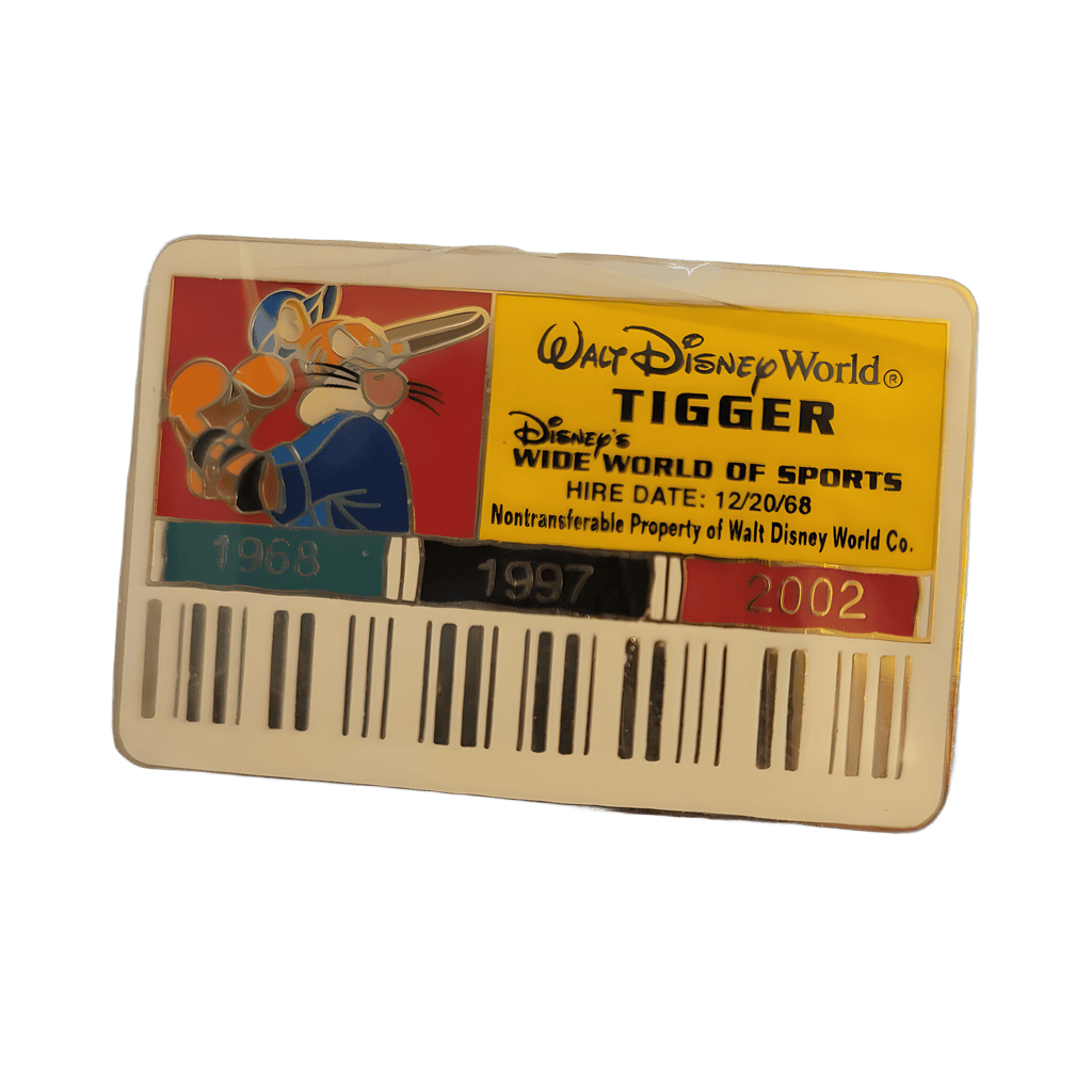Tigger World Wide of Sports cast ID Disney pin
