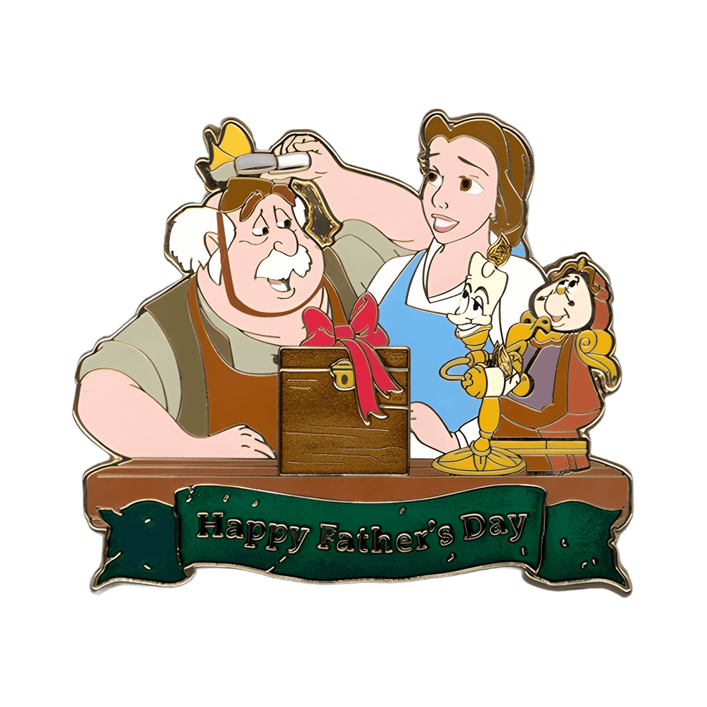 2013 - Maurice, Belle, Lumiere and Cogsworth Disney pin