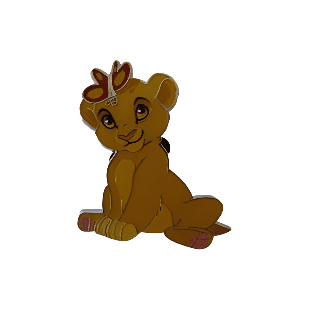 Cub Simba with Butterfly Disney pin